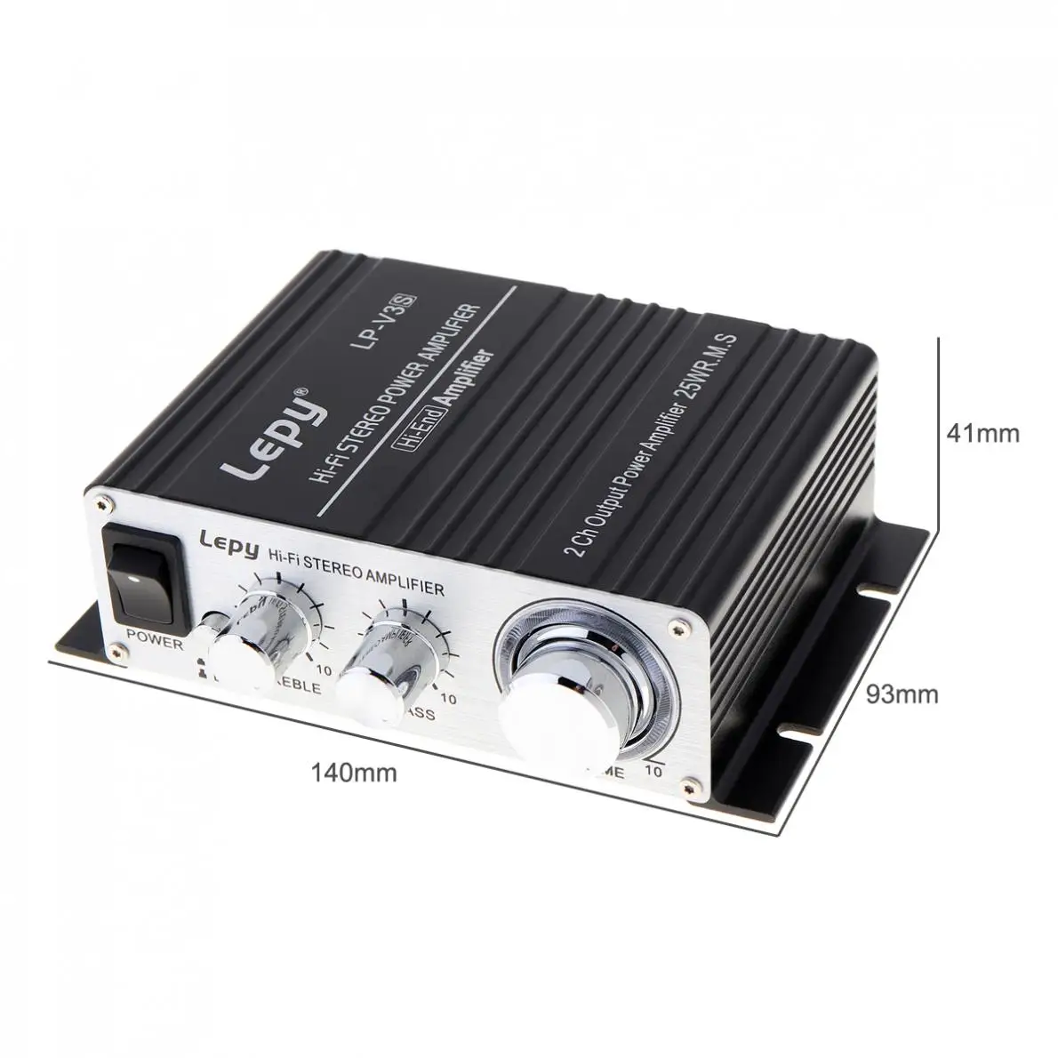 Мини 12 в Hi Fi стерео автомобильный усилитель мощности HiFi аудио поддержка MP3 MP4 iPod