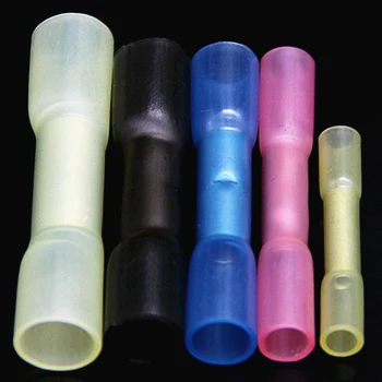 

50pcs Waterproof Heat Shrink Butt Connectors Electrical Wire Splice Cable Crimp Terminals Connectors AWG 22-10 Kit