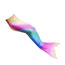 Купальники для девочек костюм Русалочки маскарадный костюм с хвостиками детская пляжная одежда хвосты маленькой русалки монтажный монофин