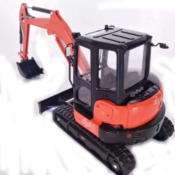 

KX057-4 1:24 Scale Compact Excavator Mock Up Alloy Construction Trucks Model Car Gift Children's Toys In Stock
