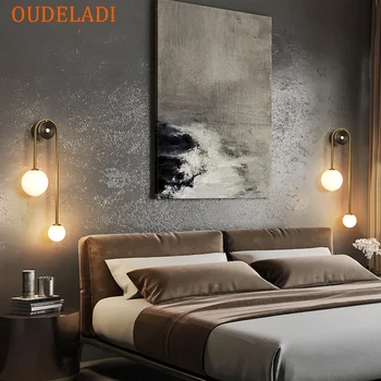 OUDELADI bedside Glass ball wall light