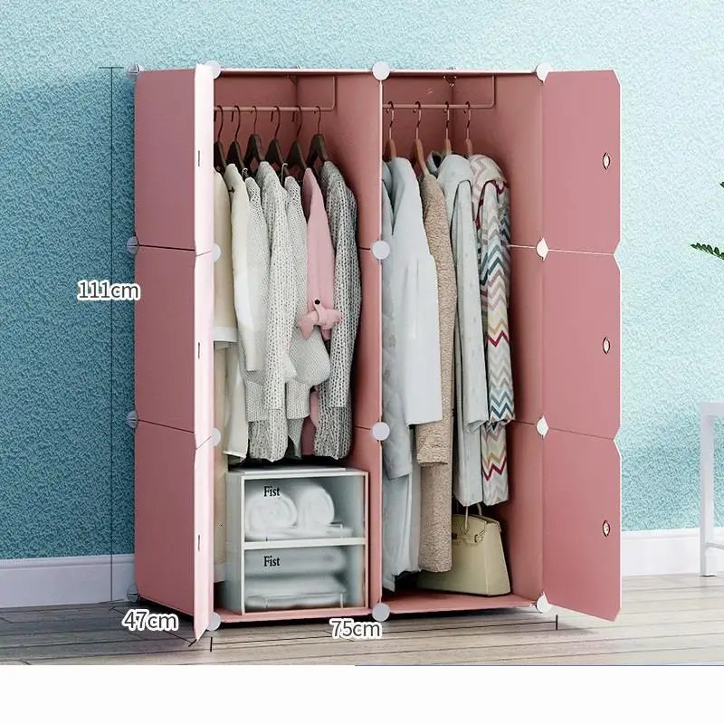 Armario Tela Kleiderschrank, комод для спальни Garderobe Moveis Mueble De Dormitorio Guarda Roupa, мебель для спальни, шкаф - Цвет: Number 38