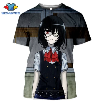 

Anime Another T-shirts SONSPEE 3D Print Men Women Popular Harajuku O Neck Short Sleeve Casual Streetwear Hip Hop Tees Tops Shirt