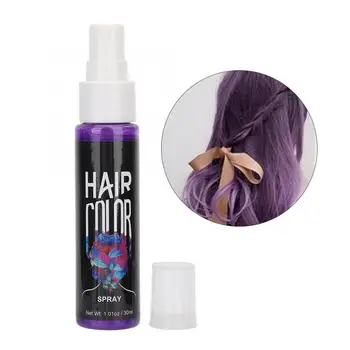 

Temporary Hair Dye Hair Color Spray Temporary Fast Hair Styling Modeling Hairdressing for Club Party 30ml Hair Care