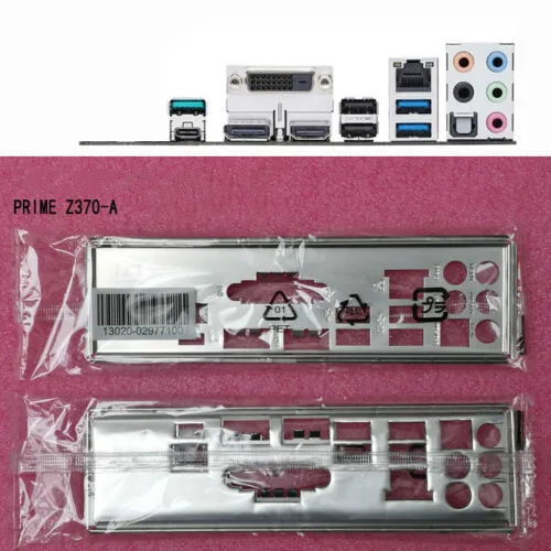 Io I/O Controscudo Piastra Posteriore Blende Staffa Per Asus Prime Z370-A