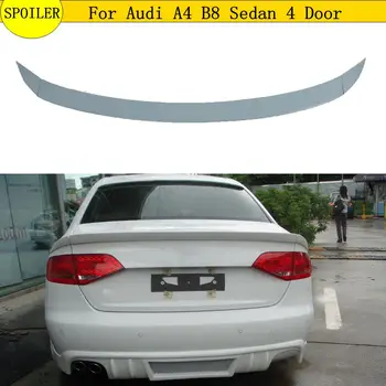 

For A4 B7 PU Rear Trunk Lip Spoiler Wing For Audi A4 B7 2005-2008 Unpainted rear trunk spoiler wing 3pcs spoiler lip