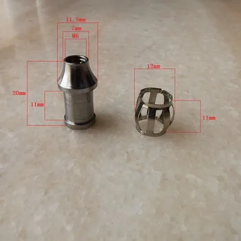 

G4 lampholder Metal shell with M6 inner thread with spring can be connect to G4 Lamp Base chandelier lamp Lighting accessories