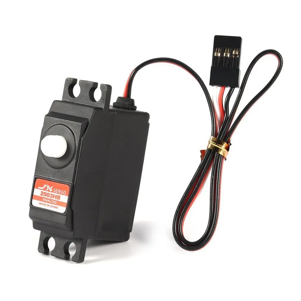 JX PS-2503HB 4,8 V-6 V с высоким уровнем Напряжение 0.10sec/60 3,35 кг аналоговый Пластик Шестерни Servo металлический корпус для 1/12 RC автомобиль