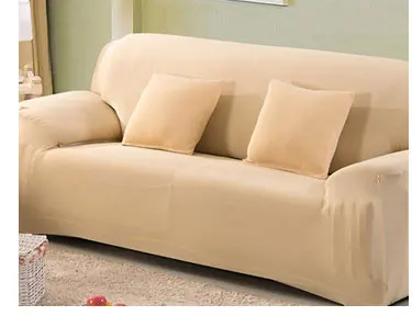 Beige 10 цветов покрывала для дивана стрейч эластичный секционный диван Slipcover гостиная Домашние животные L форма диван крышка один/два/три/Четырехместный - Цвет: Beige
