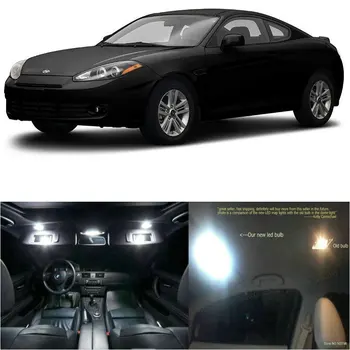 

Led interior lights For Hyundai Tiburon 2008 6pc Led Lights For Cars lighting kit automotive bulbs Canbus