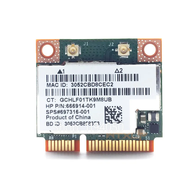 lan adapter for mobile Broadcom BCM943228HMB BCM43228 2.4Ghz /5Ghz Không Dây 802.11A/B/G/N Và BT Bluetooth 4.0 một Nửa MINI PCI-E Card WIFI BCM943228 ethernet to phone port adapter