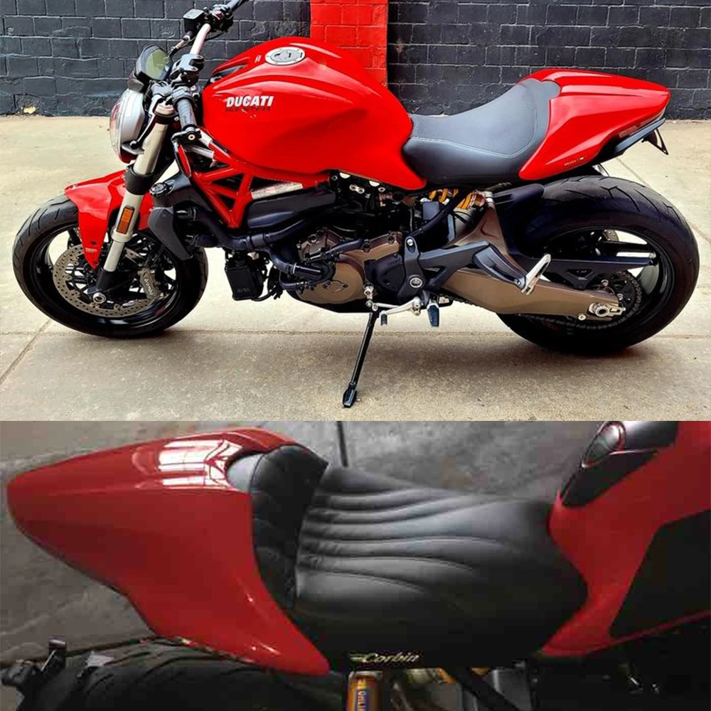 Seats Ducati Monster 821 2018+ Tappezzeria Italia Red Seat