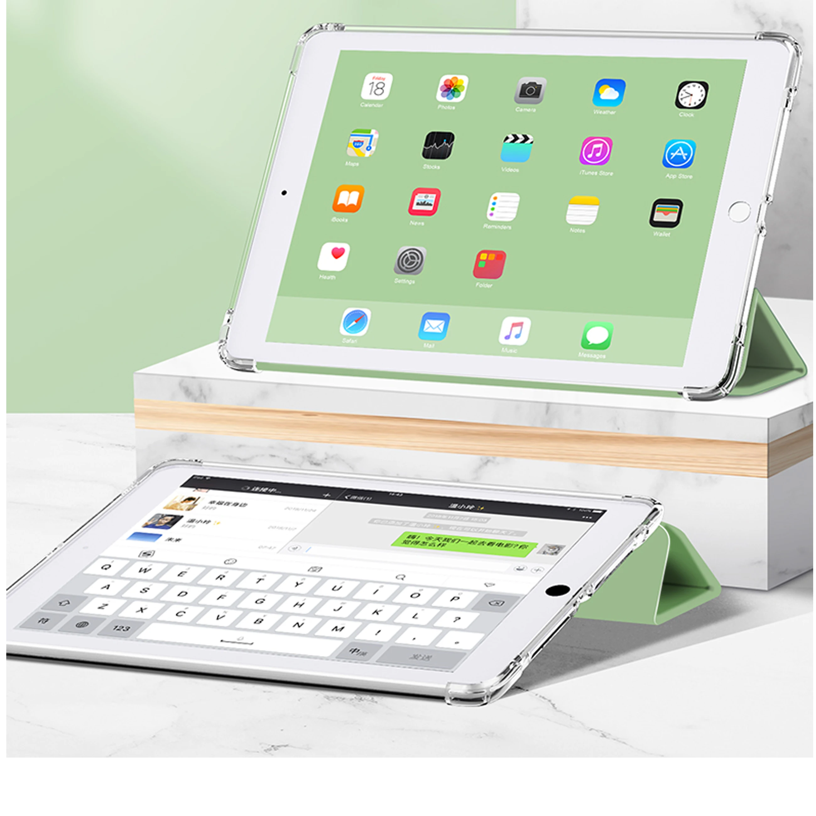 ProCase Leather Folio Case For IPad Air 11-inch M3 2025 & M2 2024 / IPad Air 5/4 - With Pencil Holder