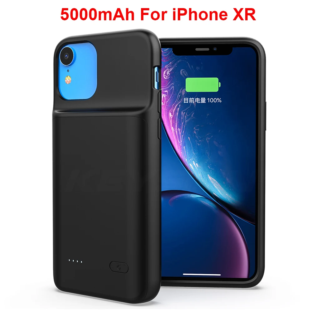 Чехол для аккумулятора KEYSION для iPhone 11 Pro 11 Pro Max Music/Sync Smart Max power Bank зарядное устройство чехол для iPhone X Xs Max XR - Цвет: For iphone XR