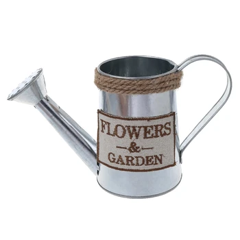 

Vintage Metal Handicraft Watering Flower Arrangement Home Decor Flowers Pot D08D