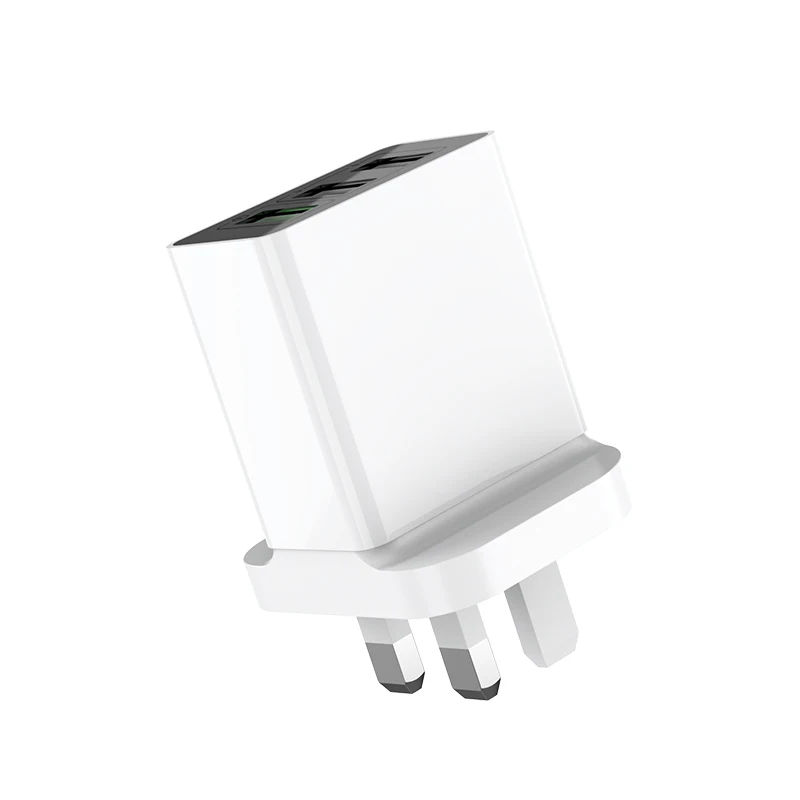 HOCO C48 10 шт./лот 18 Вт USB зарядное устройство для iPhone 11 Xs Max Великобритания вилка настенное зарядное устройство адаптер для samsung Xiaomi huawei