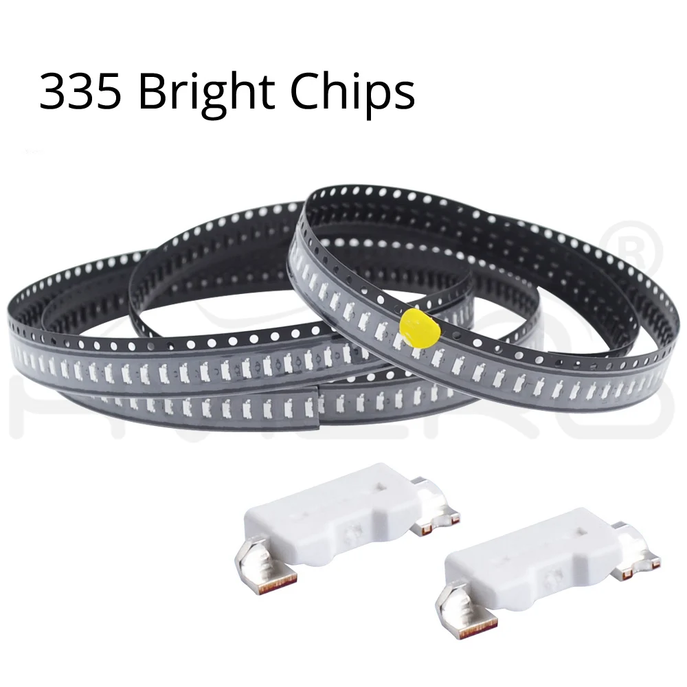 Hviero 335 SMT SMD Yellow Pink Orange White Red Green Blue Light Emitting Diode LED Lamp Bead Diodes chip light Emitting diodes