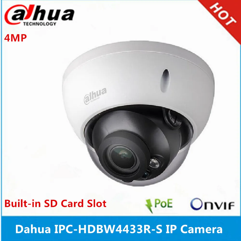 Dahua 4 шт. IPC-HDBW4433R-S IP камера и NVR2104HS-P-4KS2 4ch с 4 poe портами CCTV камера Система поддержки p2p