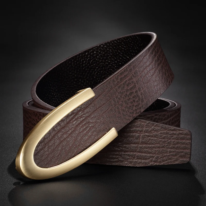 High Quality c letter Coffee belt men luxury fashion Cowskin Waistband genuine leather designer Waist Strap Suit belt Casual