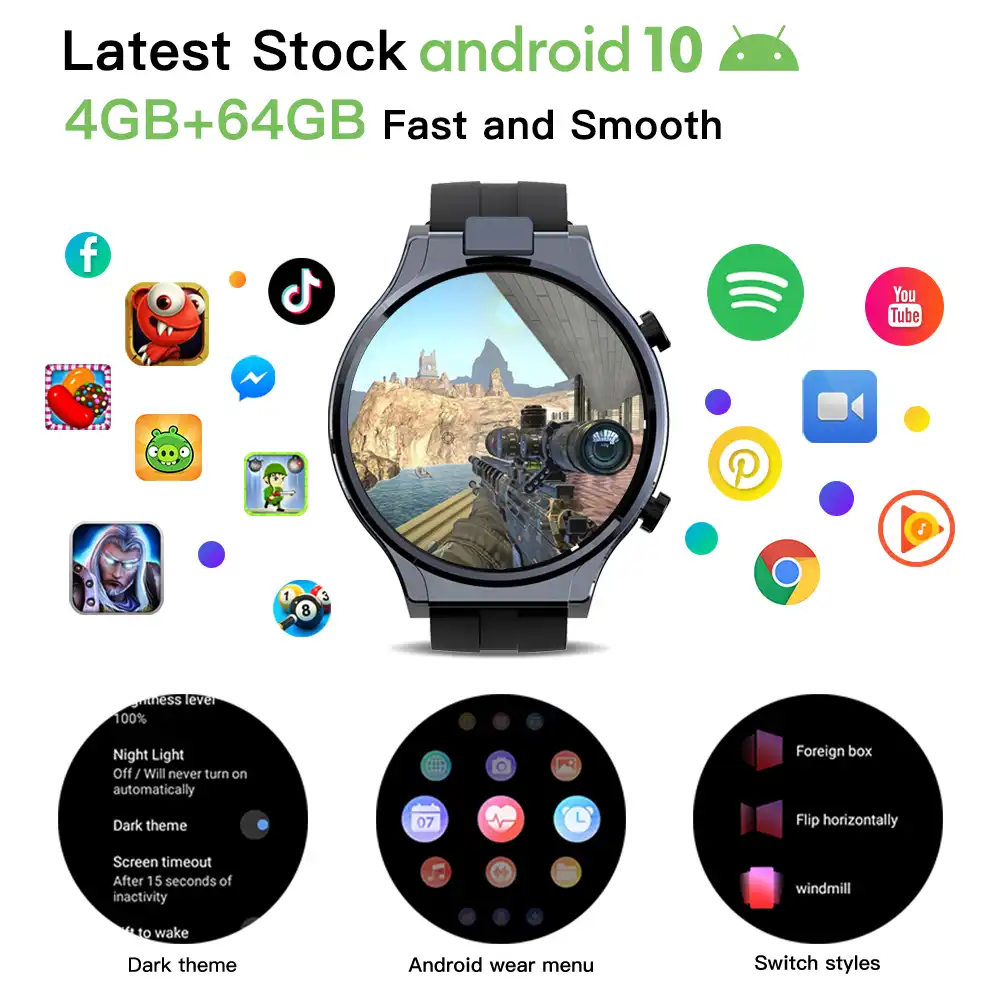 Montre connectée android 10 Clearance