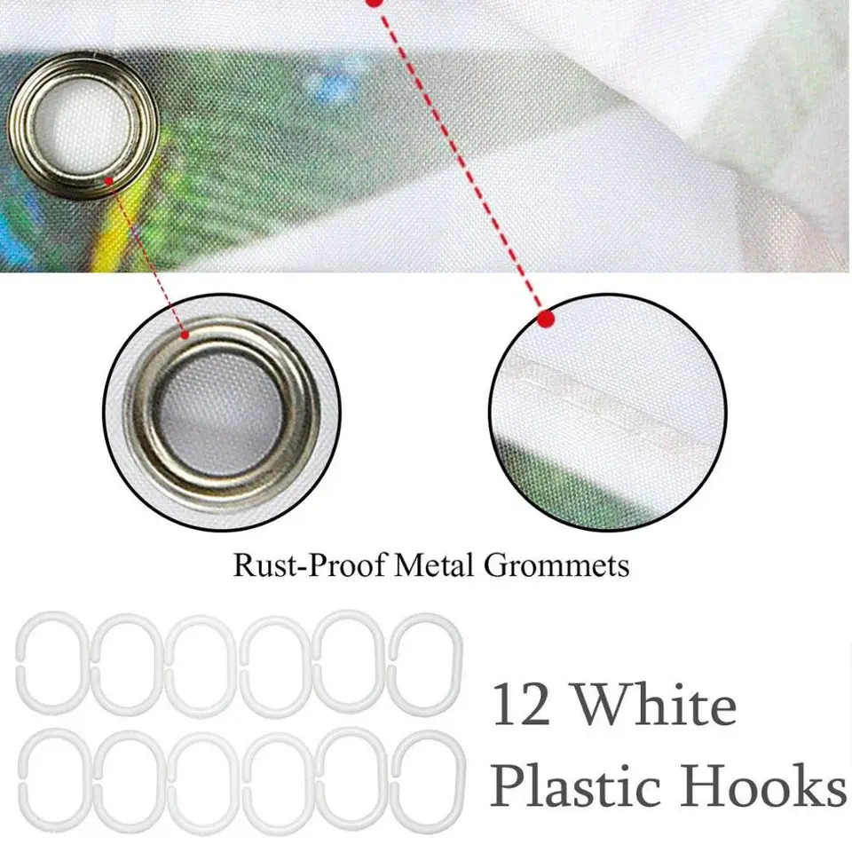 Nigel Thornberry Custom Waterproof Polyester Decorative Bathroom