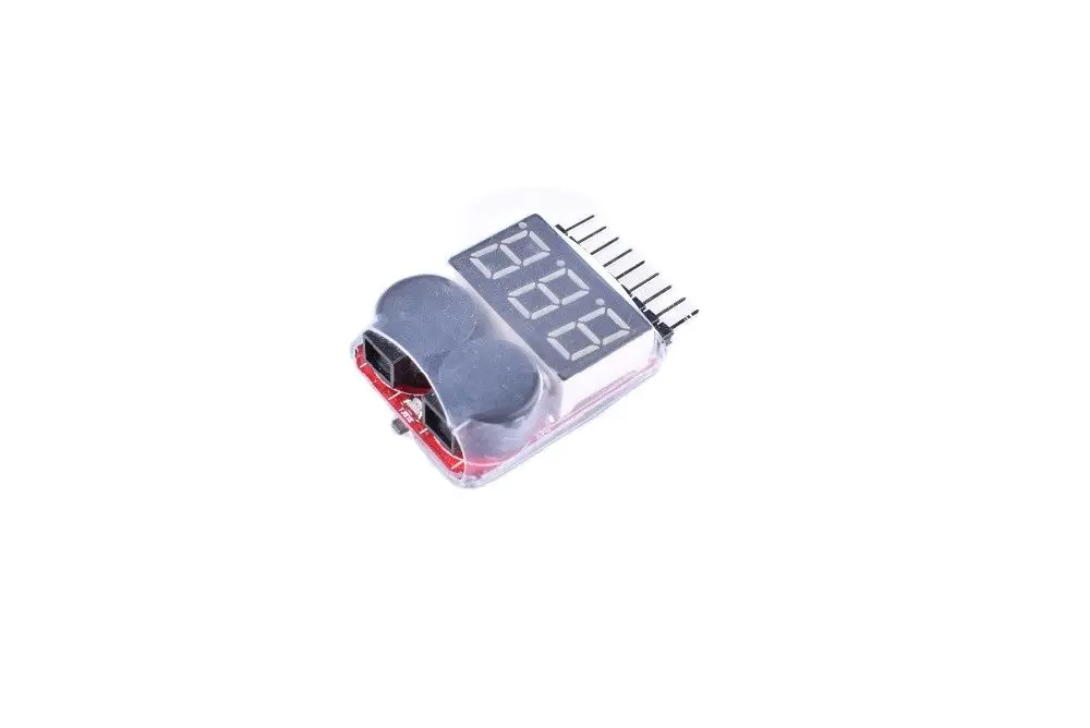 RC 1S-8S Lipo Battery LED Voltage Indicator Tester Low Voltage Alarm Buzzer 2pcs 