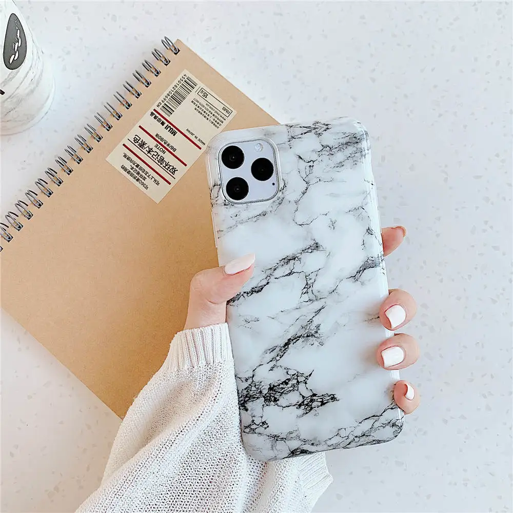 9 Роскошный Мраморный чехол для телефона для iphone 11 Pro Max XR X XS 11Pro Max 7 8 6 6S Plus, чехол, мягкий силиконовый чехол из ТПУ - Цвет: 9