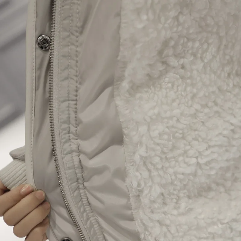 Пуховик женский средней длины Осень зима 2019|Жилеты и безрукавки| |