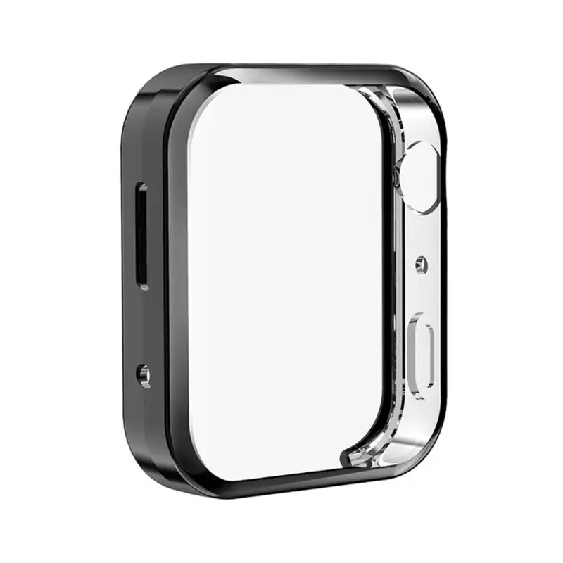 Soft Clear TPU Eletroplating Protective Case Full Cover for Xiao-mi Mi Watch for smart watch Soft Clear TPU Eletroplating Protective Case Full Cover for Xiao-mi Mi Watch for smart watch