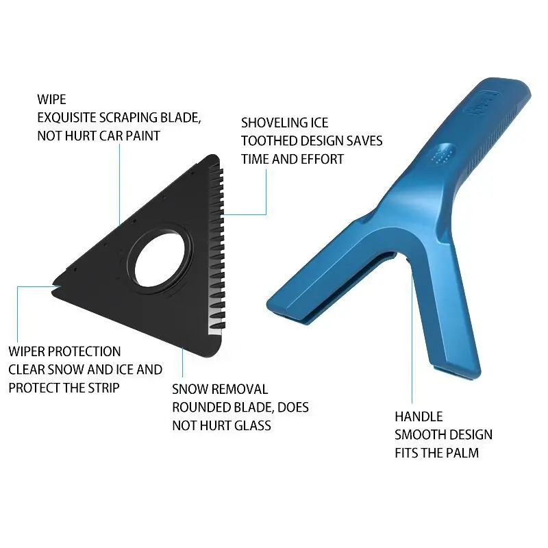 Лопата для снега для автомобилей, многофункциональная лопата для удаления снега, Снегоуборщик для автомобиля, щетка для очистки от снега, разморозка стекла, Artifact Deicin