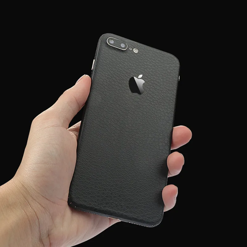 0.15mm Leather Striae Sticker Protector Case Cover Skin for iphone 7 8 7& 8 Plus Back Sticker For iPhone X XS XR Phone Sticker