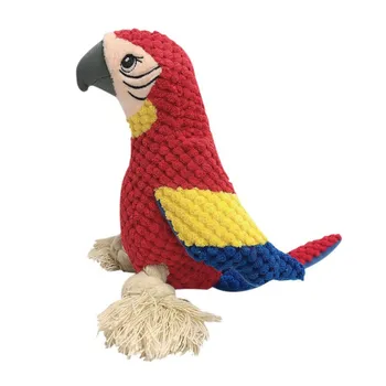 

Bite-resistant Pet Vocal Toy Pineapple Squeak Molar Toy Parrot Peace Magpie Corduroy Plaything Bauble Dog Teeth Playing Supply