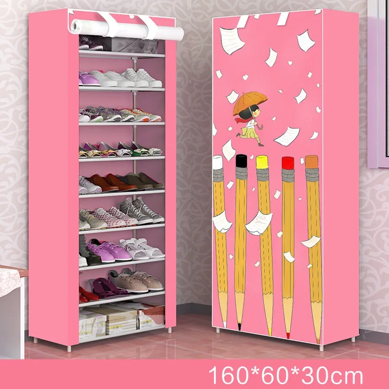 

Multi-layer Non-woven Shoe Rack Dustproof Shoe Storage Bag Bedroom Home Bedroom Dormitory Shoe Rack Shelf Cabinet DIY Furniture