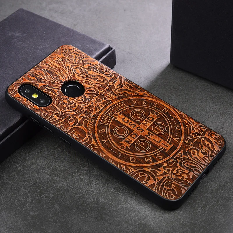 TD Деревянный ящик для Xiao mi Red mi Note 8 7 K20 Pro натуральный деревянный ТПУ чехол для телефона для Xiaomi mi 8 9 SE Lite mi x 2 2S 3 задняя крышка - Цвет: TD