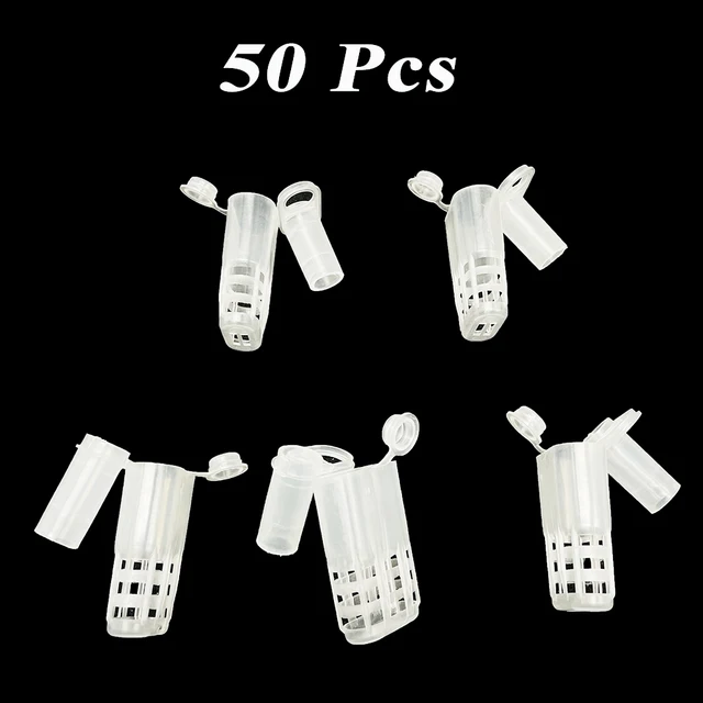 50Db Méhész Queen Tenyésztő Ketrec Doboz Csésze Műanyag Bevezetés Borzítás Fogság Méh Szerszámok Szolgáltatások Apikulture