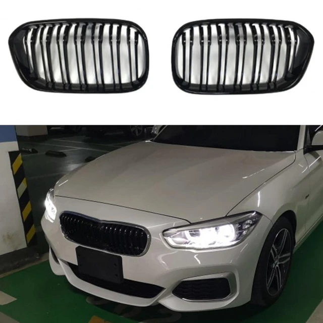 BMW 1 Series F20/F21 Pre Lci Gloss Black Dual Slat Grills – Black Pack  Accessories