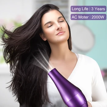 

Ovonni Electric Hair Dryer Blow Dryer Hair AC HAIR DRY Hairdryer Hairstyling Tools Power Hair Dryer for Hairdressing Dryer Fan