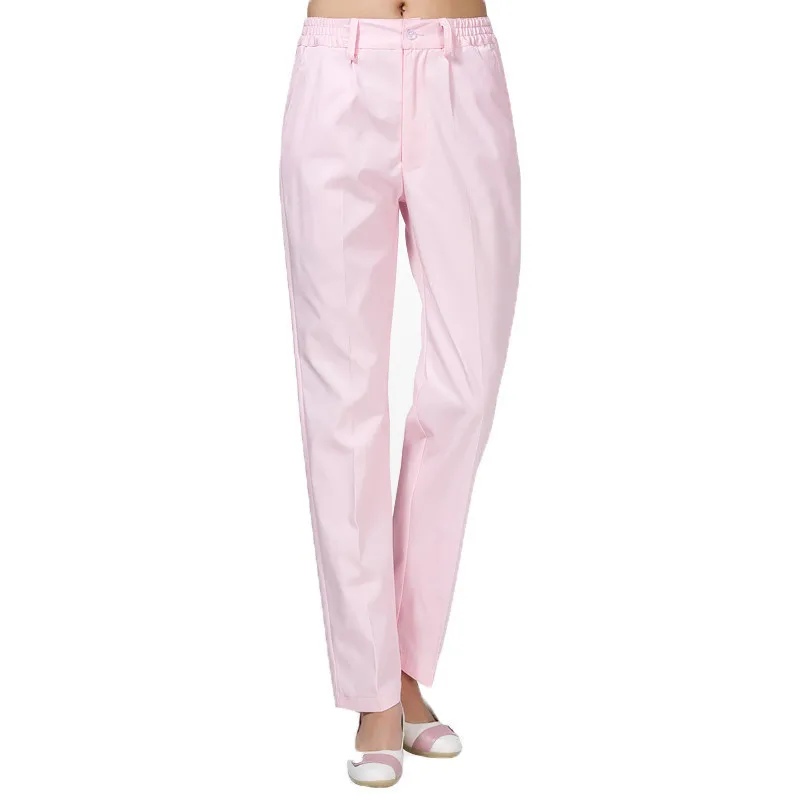 Medical uniformes hospital Nurse Pants belt Doctors Work Pants Medical Trousers Female 100% Cotton Wearable and Pilling
