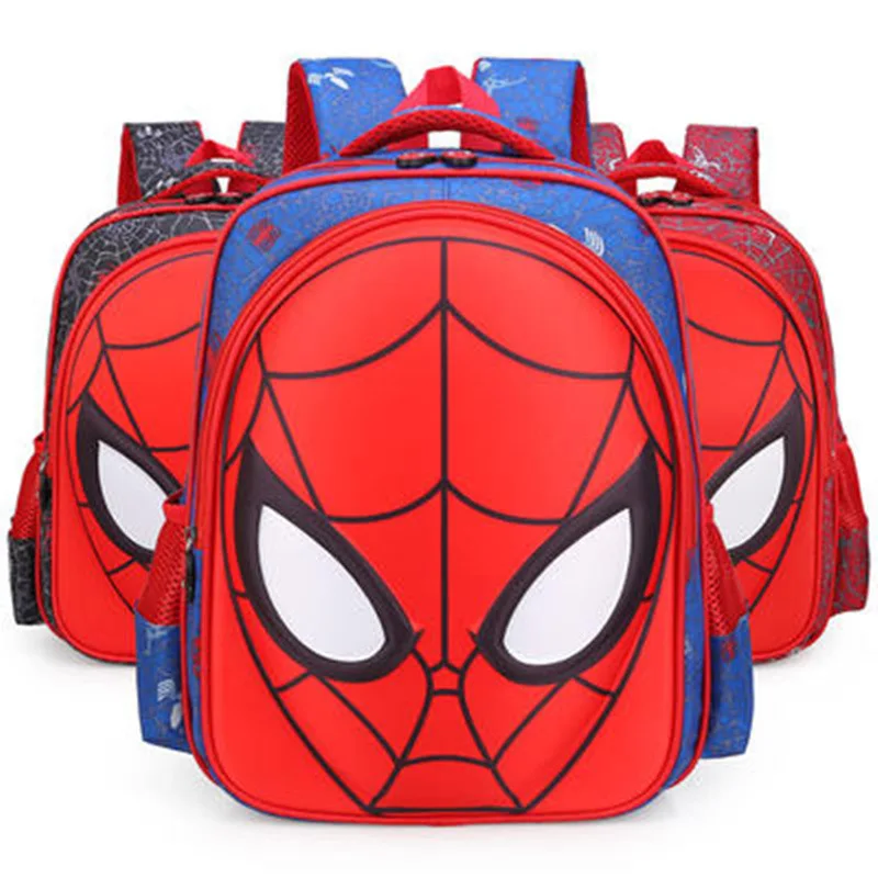 

2018 Hot Selling Oxford Cloth Young STUDENT'S Backpack Anime Cartoon Spider-Man Men's CHILDREN'S School Bags Backpack