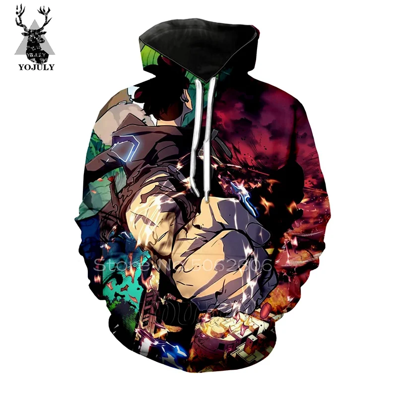 6 Solo выравнивание толстовки off white Мужская толстовка 3D аниме Harajuku Lil открытый топы хип хоп Уличная странные вещи пуловер A54 - Цвет: 6