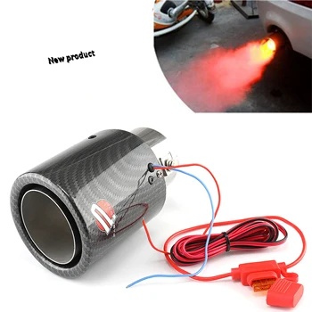 

Auto Accessories LED light DIY for Mercedes-Benz BMW Audi Lexus Mazda Car Styling Exhaust Pipe Muffler Tip Turbo Sound Whistle
