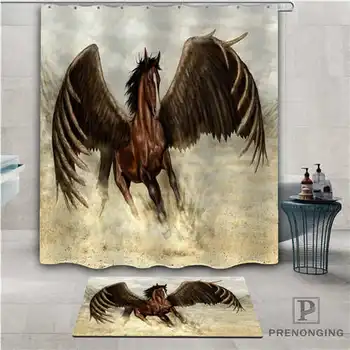 

Custom Animal image (1) Waterproof Shower Curtain Doormat Home Bath Bathroom Polyester Fabric Multi Sizes#2019-1-06-30