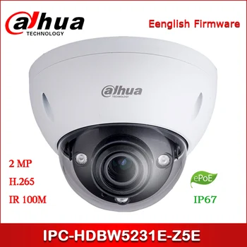 

Dahua IP Camera 2MP IPC-HDBW5231E-Z5E Security Camera WDR IR Dome Network Camera 7mm ~35mm 5X zoom lens with ePOE