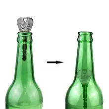 Juguete para truco de magia de Metal llave plegable a través de una botella o anillo de Metal accesorios para trucos de magia broma mágica juguete espectáculo De Magia Prop