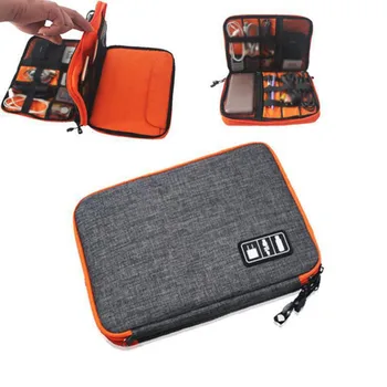 

Data cable storage bag multi-function digital storage bag charging treasure mobile hard disk USB power headset finishing 8.23