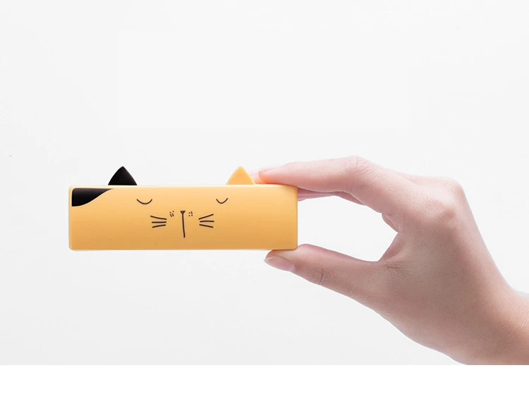 Новая многоразовая щетка для уборки шерсти с рисунком кота из мультфильма для удаления шерсти домашних животных, липкая роликовая щетка