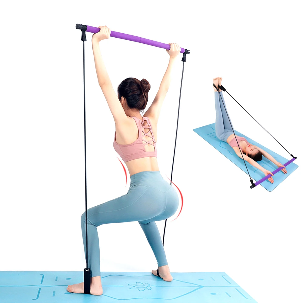 Indica bovenste Dek de tafel Exercise Bar Resistance Bands | Pilates Bar Resistance Bands | Exercises  Tube Bands - Resistance Bands - Aliexpress