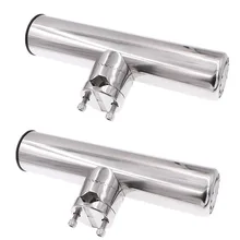 Морские аксессуары, оборудование для лодки, 2 шт., лодка, нержавеющая сталь, зажим на удочку, держатель, рельсы, 7/" до 1", трубка