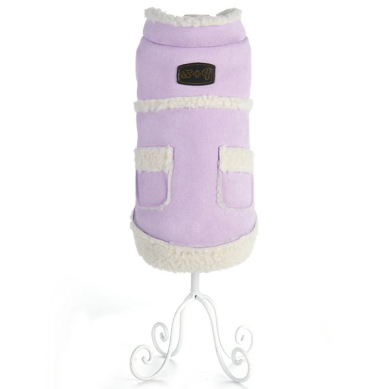 

Pet Winter Warm Clothes Dog Down Coat Pet Autumn Cool Costume for Small and Medium Dogs Pup Cashmere Coat with Pockets