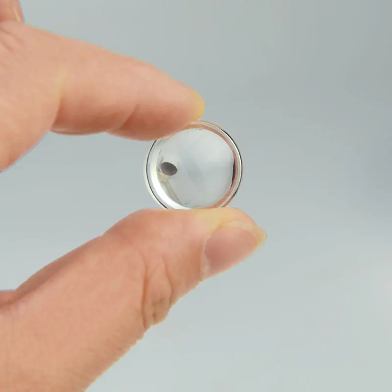 2PC K9L Optical Glass Focal Length Convex Solar Condensing Magnifying Glass Lens